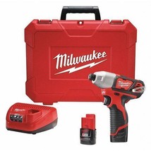 Milwaukee Tool 2462-22 M12   Hex Impact Driver Kit - £165.12 GBP