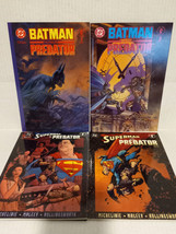 BATMAN VS PREDATOR #1 &amp; #2 + SUPERMAN VS PREDATOR #1 &amp; #3 - FREE SHIPPING - £27.46 GBP