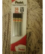 Pentel Super Hi-polymer Lead 36 Pieces Of Lead 0.5 Mm - $25.64 CAD