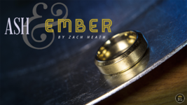 Ash and Ember Gold Beveled Size 9 (2 Rings) by Zach Heath - Trick - £35.00 GBP
