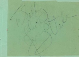 Jerry Vale Signed Vintage Album Page - £19.46 GBP