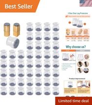 48Pcs Small Silicone Chair Leg Floor Protectors,Floor Protectors for Cha... - $33.25