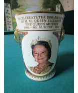 CAVERSWALL ENGLAND 100TH BIRTHDAY OF THE QUEEN MOTHER CUP GOLDEN HEAD LIONS - $1,787.59 MXN