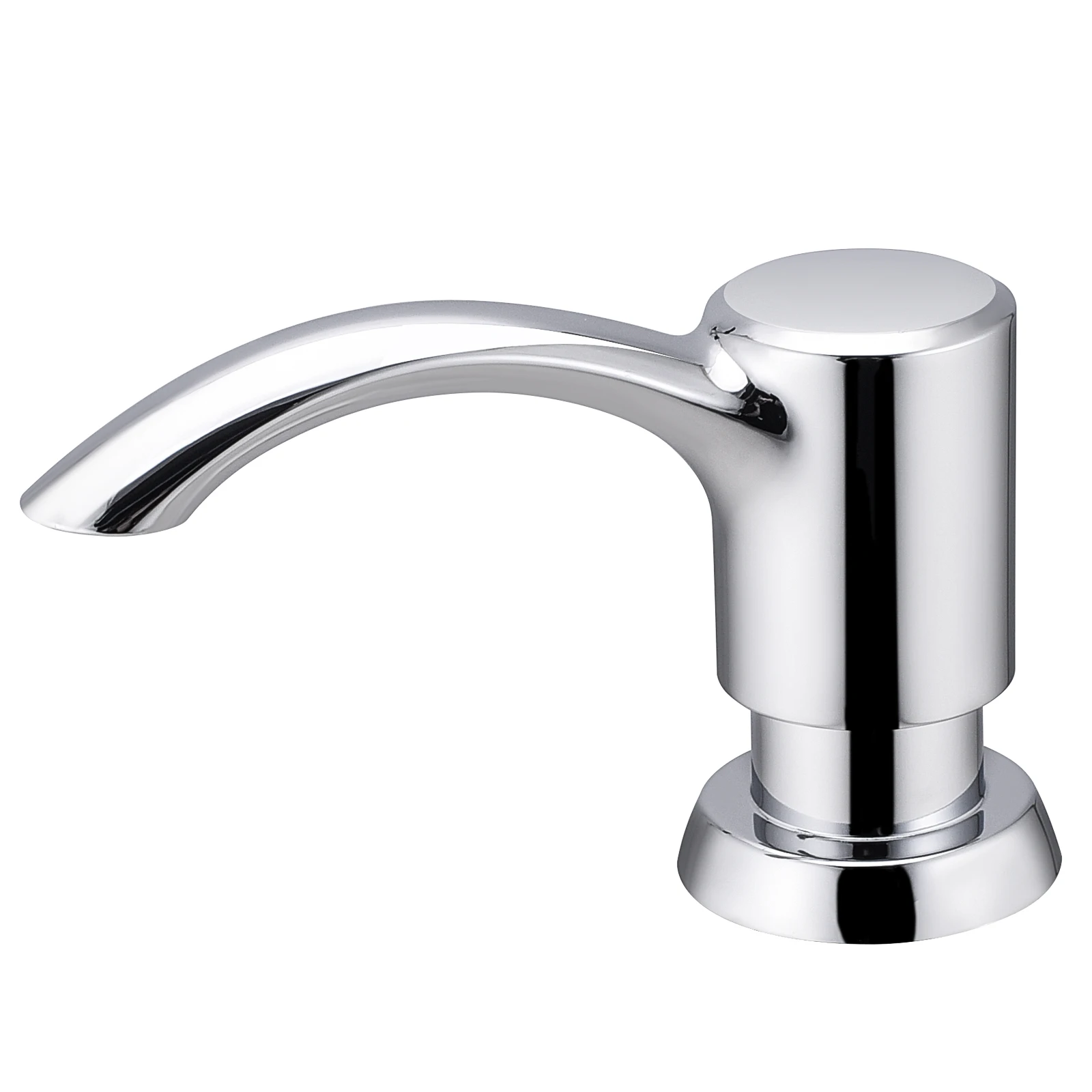 Samodra Nickel Soap dispenser Black Kitchen sink Counter Liquid Soap Chrome - $29.70