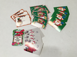 Vintage Christmas holiday gift tags unused to from present cardboard tags - $19.75