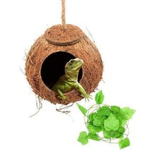 Reptile Adventure Set: Coconut Nest and Vine Climbing Kit - £15.33 GBP
