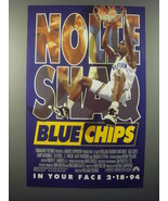 1994 Blue Chips Movie Advertisement - Nick Nolte and Shaquille O&#39;Neal - £14.54 GBP