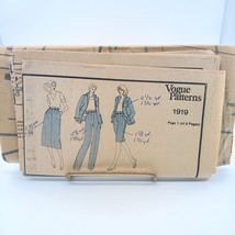 UNCUT Vintage Sewing PATTERN Vogue 1919, Ladies Paris Original 1970s Christian D - £22.07 GBP