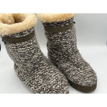 Woolrich Whitecap Knit Gray Booties Sock House Slippers Acrylic Womens Size 10 ( - £24.35 GBP