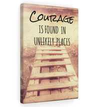 Inspirational Wall Art Courage is Found in Unlikely Places Motivational Print R - £60.74 GBP+