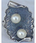 White pearls hand made 2PL - $28.00