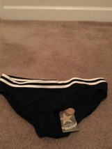 1pc Converse One Star Women&#39;s Black White Swim Bikini Bottom Size XL  - $24.25