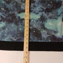 Carbon Men's Black & Dyed Blue Drawstring Hoodie Pullover Sweatshirt Size Medium image 13