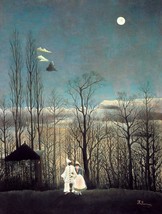 11286.Decor Poster.Home room Wall art.Henri Rousseau painting.Carnival Evening - £12.83 GBP+
