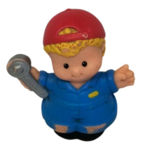 Fisher Price Little People Eddie Auto Mechanic Red Hat Repair Tool 2003 - $4.99