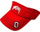 OC Sports Ohio State Buckeyes Visor Hat Embroidered MVP Adjustable Red Cap - $27.39
