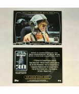 Star Wars Topps 30th Anniversary Promo Card P2 P1 2007 luke vader lot - $13.60 CAD