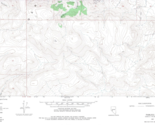 Pamlico, Nevada 1967 Vintage USGS Topo Map 7.5 Quadrangle Topographic - $23.99