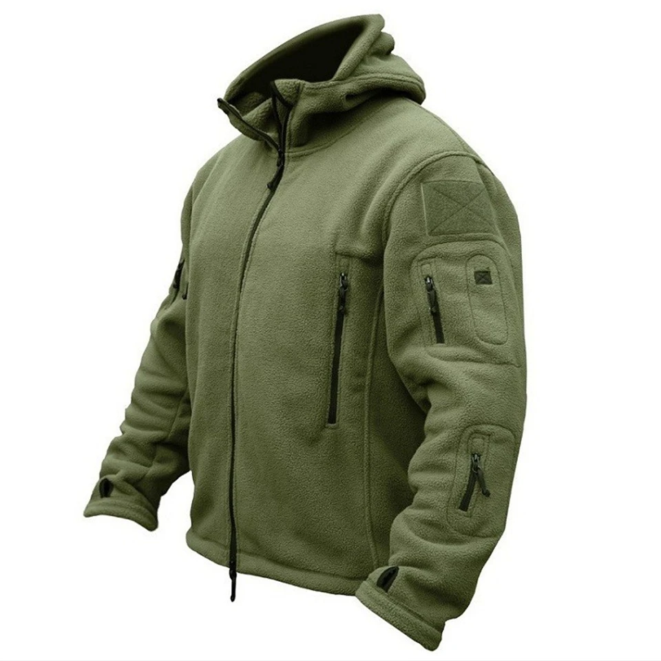 Sporting Men Winter Thermal Fleece US Military A Jacket Outdoors Sportings Hoode - £50.35 GBP