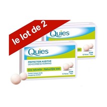 Quies Boules Natural Wax Earplugs Pack 2 x 12 Pairs of Earplugs  - £43.19 GBP