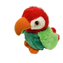 Vintage A and A Plush Inc Color Block Plush Parrot Stuffed Animal Bird 6&quot; - £9.32 GBP