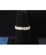 WOMENS VINTAGE ESTATE 14K WHITE GOLD DIAMOND RING 3.1g E2493 - $16,935.11 MXN