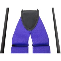 ELEGANT Suspenders Clip on and Button Option for Slacks or Suit Pants Purple image 6