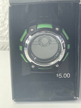 NOS - CVS Orange LCD Digital SportS Watch - New in Box - Needs Battery - £2.72 GBP