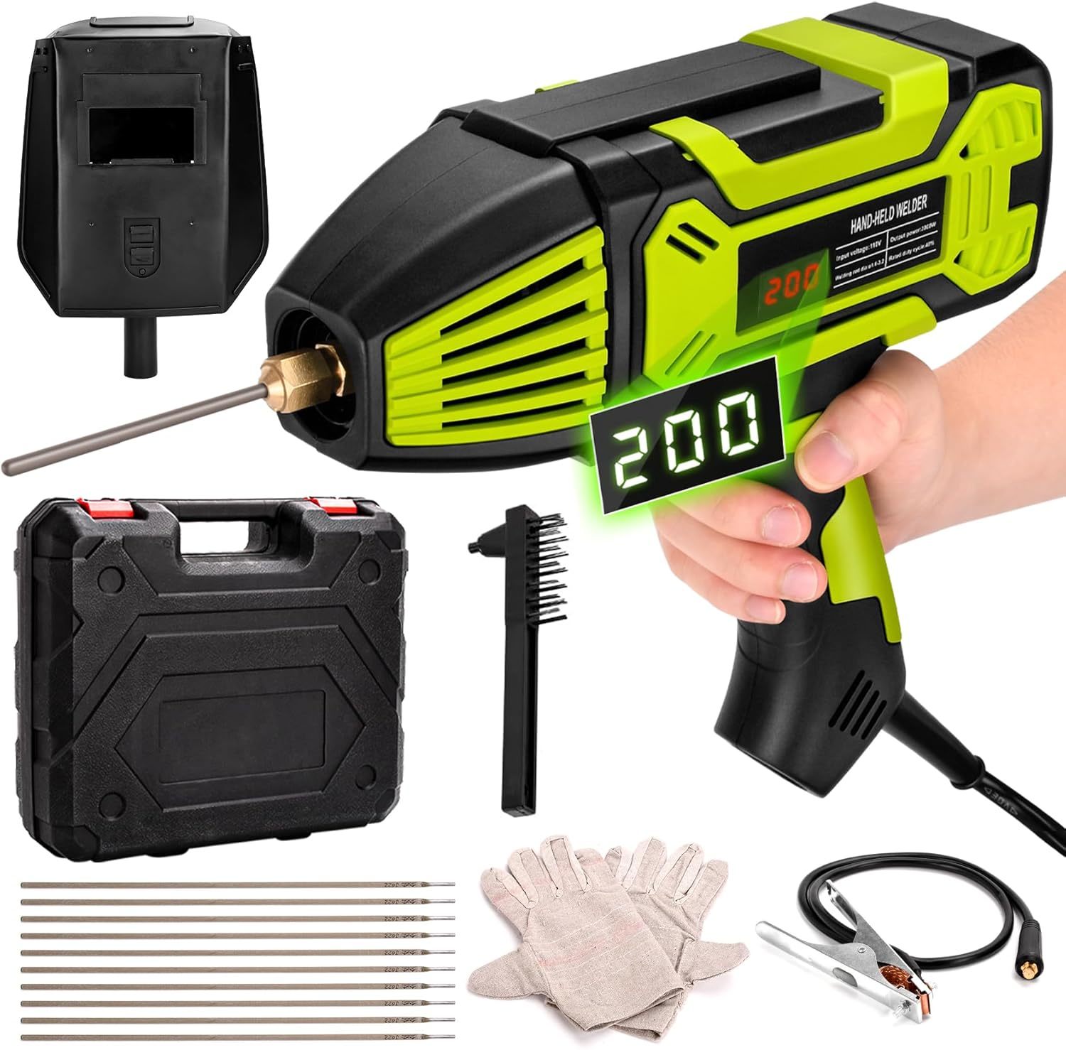 Handheld Welder, 110V Portable Electric Adjustments Welding Machine with... - $155.16