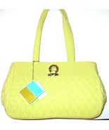 Vera Bradley Toggle Tote Key Lime Quilted Microfiber Bag Purse Nwt Retired Vhtf - £48.07 GBP