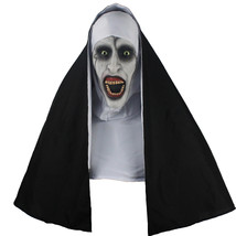 The Nun Full Head Cosplay Horror Movie Mask Valak Conjuring Scary Halloween - £26.54 GBP