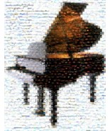 Amazing Baby or Grand Piano Montage clouds art print - £9.01 GBP