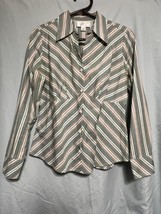Ann Taylor Loft Petites Women’s Size 6P Multicolor Stripes - £31.13 GBP