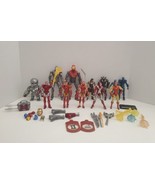 Large Iron Man Lot Action Figures Toys Weapons Helmets War Machine Steal... - £23.65 GBP