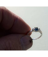Size 7 Sapphire Ring. A .55 cwt, Earth Mined Blue Sapphire. Appraised. - £94.13 GBP