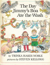 1980 Weekly Reader The Day Jimmy&#39;s Boa Ate The Wash Trinka Noble Snake HC BOOK - £9.75 GBP