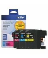 Brother LC1033PKS Ink Cartridge - Combo Value Pack  LC103 Genuine  New - $579.13 MXN