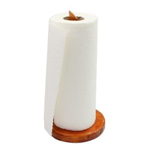 Handmade Wooden Kitchen Roll Holder Towel Paper Tissue Stand Pole Freestanding - £11.21 GBP