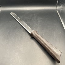 Vintage Quikut Stainless Steel Serrated Carve &amp; Serve Knife USA 9&quot; Blade - $9.89