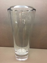 Vintage Lead Glass Nachtmann Sleek Line Crystal Vase From Germany - £38.17 GBP