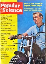  Steve McQueen-Motorcycle Popular Science Magazine-Mario Andretti-NOV 19... - $26.66