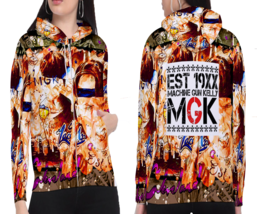 Machine gun kelly mgk women s zip up hoodie jacket thumb200