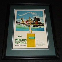 1967 Winston Menthol Cigarettes 11x14 Framed ORIGINAL Advertisement - £35.19 GBP