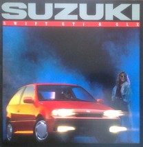 1989 Suzuki SWIFT sales brochure catalog 89 US GLX GTi - £6.25 GBP