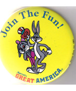 MARRIOTT&#39;S GREAT AMERICA 3&quot; Promo Pinback Button  - $92.79 MXN