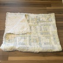 Simply Shabby Chic British Rose Ruffled Patchwork Quilt Coverlet Twin Sz... - $52.24