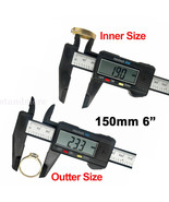 Digital Vernier Caliper Micrometer Guage Tool 6&quot; 150mm Electronic LCD Di... - $145.44 MXN