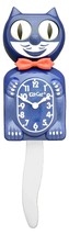 Kit-Cat Klock  Red, White &amp; Galaxy Blue  Clock (15.5″ high) - £95.53 GBP