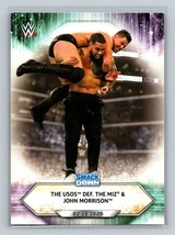 The Usos def. The Miz &amp; John Morrison #29 2021 Topps WWE - $1.89