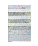 Vintage 1980&#39;s Maine New Hampshire Vermont Folding Road Highway Map 23.5... - $9.50
